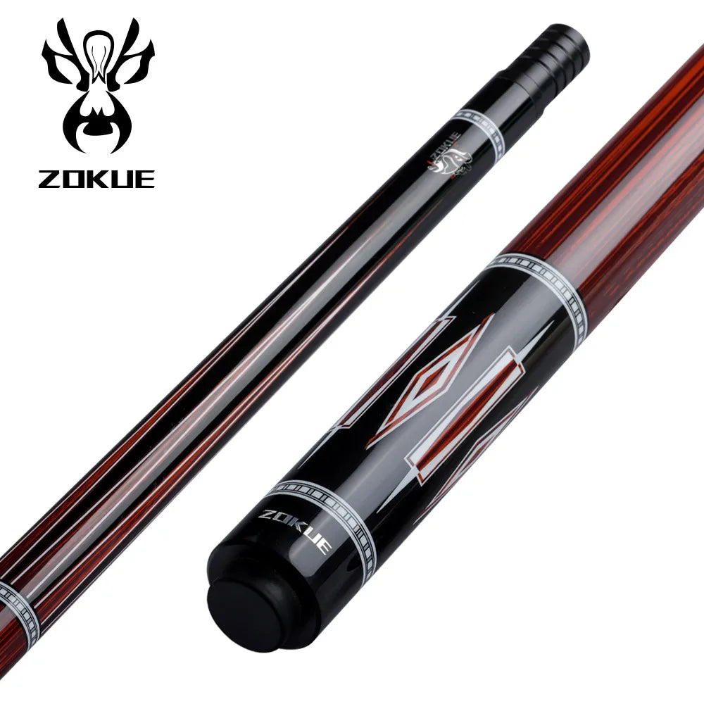 ZOKUE 3 Cushion Billiard Cue Stick with Professional Carom Taper 12mm Tip 142 cm Libre Cue for Carom Cue