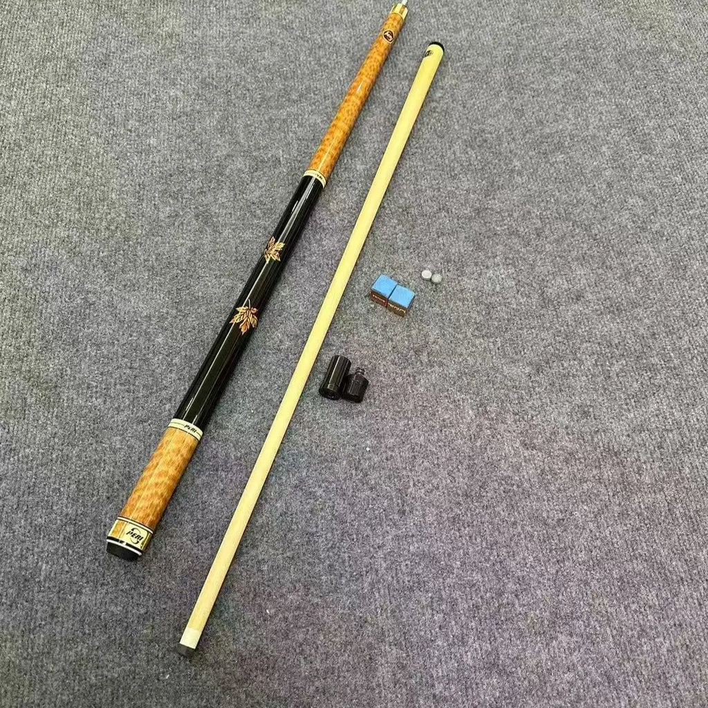 13MM Large Tip 1/2 Split Billiard Cue Made Of Handcrafted Maple Wood Designed For Black Eight And Nine-Ball Games 19.5OZ